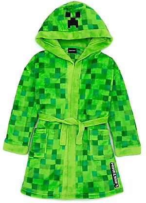 green emerald velvet dress Baby Hooded Dressing Gown - Sage Green main image 0