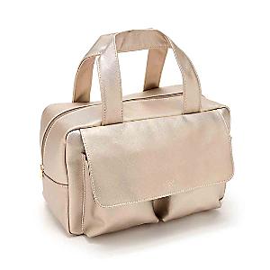 Emma' 3 in 1 Hanging Wash Bag in Gold