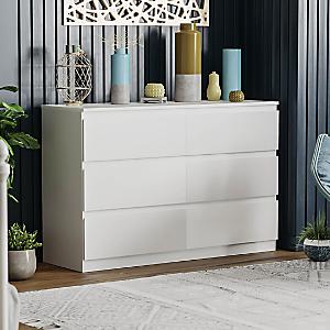 White Chest Of Drawers, Bedroom