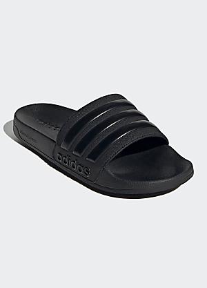 Black adidas hot sale sliders womens