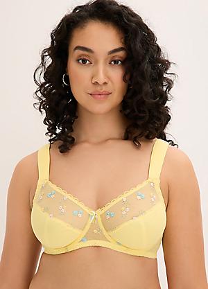 bonprix sexy lingerie bonprix Underwired Lace Trim Minimiser Bra by bonprix