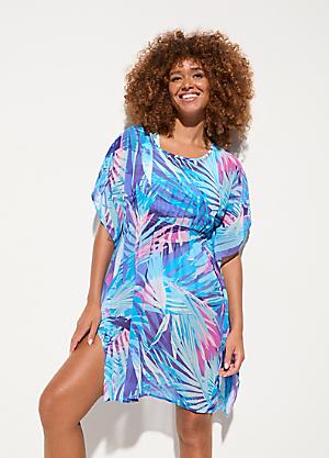 Shop for Blue Kaftans Cover Ups Swimwear Womens online at Freemans