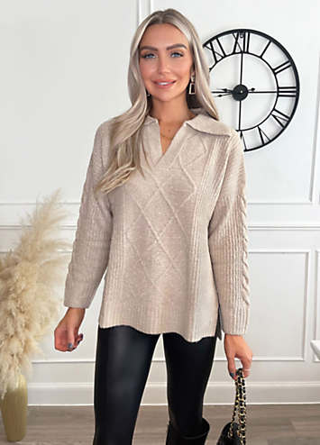 Oatmeal hotsell knit jumper