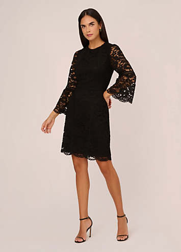 chinese dress ladies ADRIANNA PAPELL AP1E210438 BEADED BLOUSON BOW main image 1