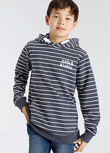 Alife Kickin Kids Stripe Hooded Sweatshirt Freemans