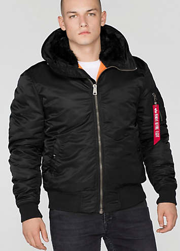 Alpha industries 2024 bomber hooded