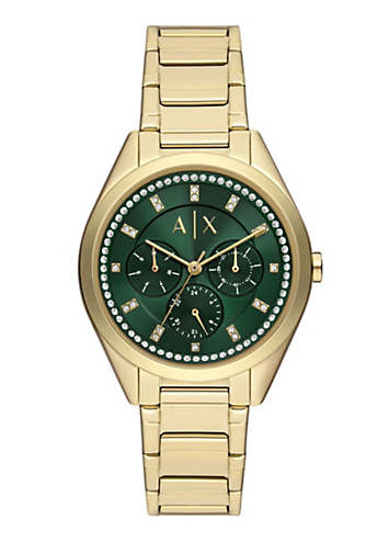 Gold plated armani best sale watch