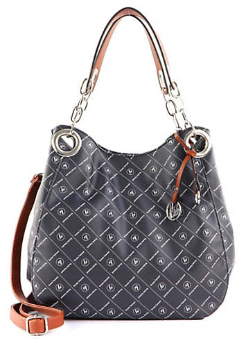 Logo Print Hobo Bag by Bruno Banani