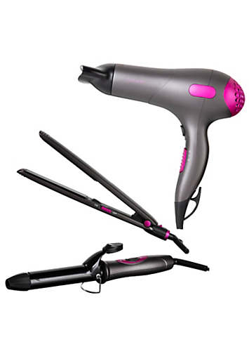 Carmen Gift Set Hair Dryer/Curler/Straightener Freemans
