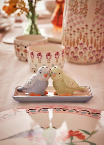 Cath Kidston Budgie Salt & Pepper Shakers | Freemans
