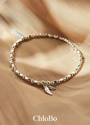 ChloBo S 31 Gold Mini Cube Dainty Moon and Sun Bracelet GBCFB1097 main image 1