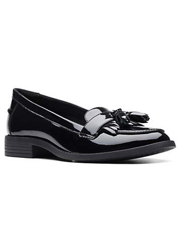 Clarks CamzinAngelica Black Patent Leather Shoes Freemans