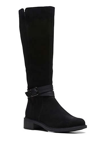 Clarks Collection Maye Shine Knee High Boots | Freemans
