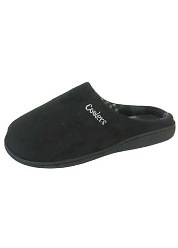 fleece lined mule slippers