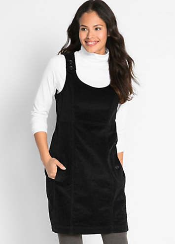 corduroy pinafore dress womens