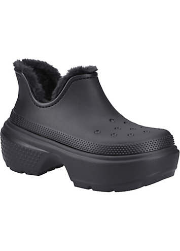 Crocs Stomp Shorty Black Boots Freemans