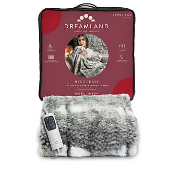 Dreamland Hygge Days Luxury Fallow Deer Super Soft Faux Fur Warming ...