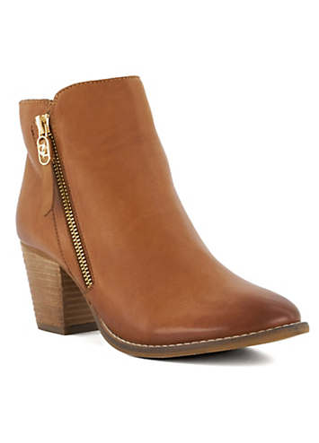 Dune London Paice Tan Ankle Boots Freemans