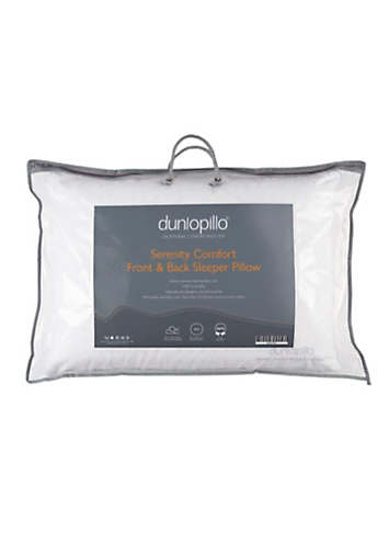 Dunlopillo Serenity Comfort Front Back Sleeper Pillow Freemans