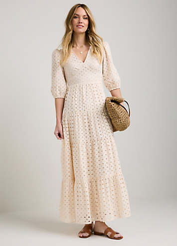 ivory lace long sleeve wedding dress Zapaka Women Ivory Lace Flare Sleeves A-Line Wedding Dress V-Neck Sweep Train Bridal Dress, Ivory / US16 main image 1