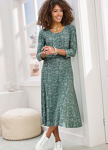 Essential Jersey Midi Dress by Cotton Traders | Freemans Essential Jersey Midi Dress by Cotton Traders | Freemans