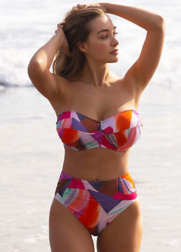 Fantasie Aguada Beach Underwired Twist Bandeau Bikini Top | Freemans