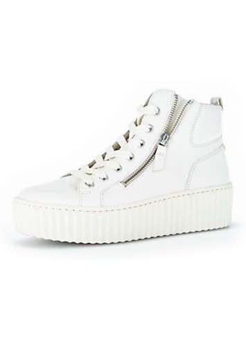 gabor leather high top trainers