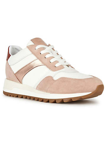 Geox Cream Leather D Tabelya A Sneakers | Freemans