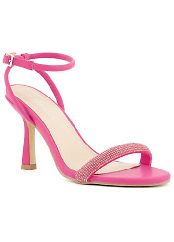 Head Over Heels By Dune Morillo Pink Embellished Heeled Sandals | Freemans