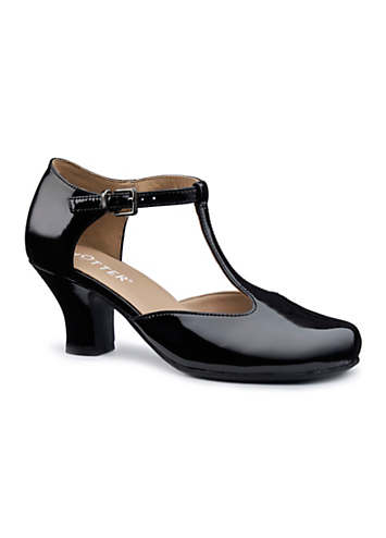 Hotter Black Tempo Formal Shoes | Freemans