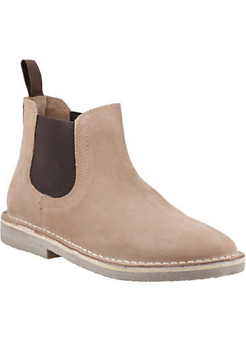 Hush Puppies Herren Chelsea Boot - Leder Stiefel Mit Memory-Schaum