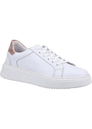 Hush Puppies Camille White Lace Cupsole Trainers | Freemans