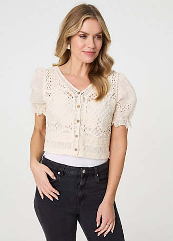 Izabel-London-Crochet-Mesh-