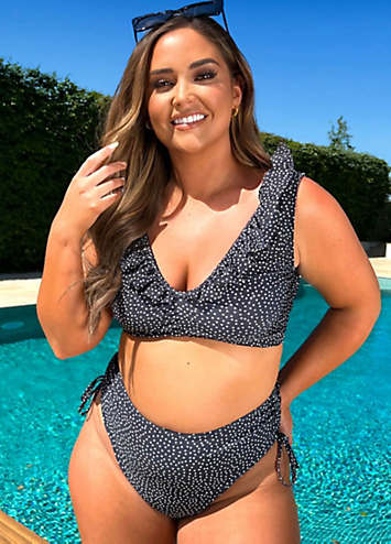 Jac Jossa Black Spot Print Bikini Bottoms | Freemans