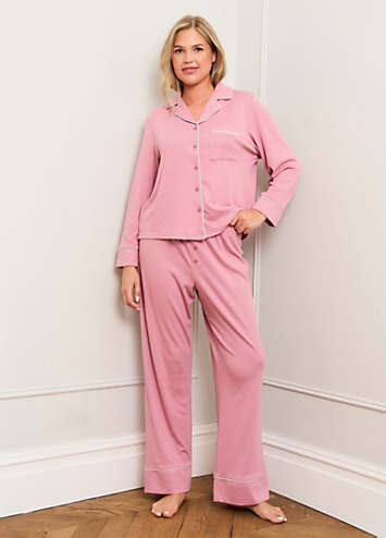 Jim Jam Mens Organic Cotton Pyjama Set Sand main image 1