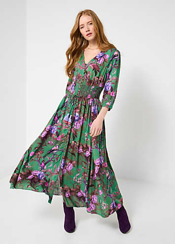 Joe Browns Boho Bird Print Maxi Dress
