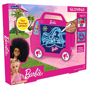 John Adams Barbie GLOWPAD: Campervan Light Up Drawing Board | Freemans