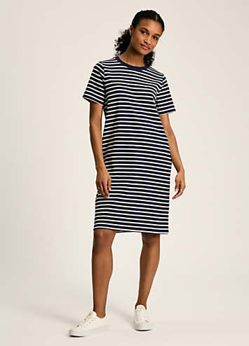 The Eden Dress in Heartstone Stripe