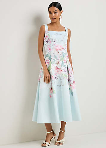 Floral Scuba Dress main image 1