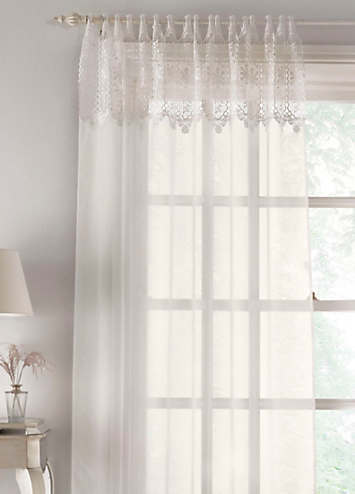 Kensington Macrame Top Crushed Voile Panel | Freemans