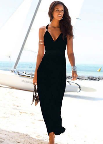 lascana bandeau maxi dress