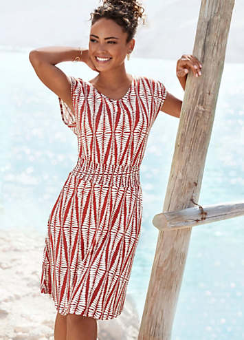 halter jersey dress ASHLEYlauren 12064 – Beaded Halter Jersey Gown with Slit & Bow main image 0