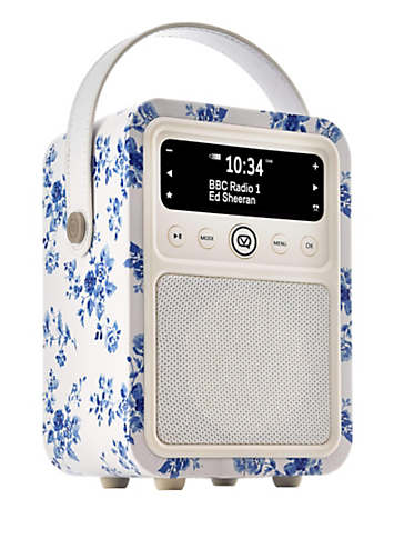 Laura Ashley VQ Portable DAB Radio Alarm Clock | Freemans