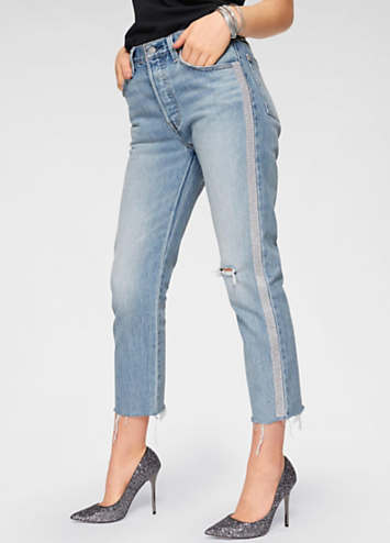 freemans cropped jeans