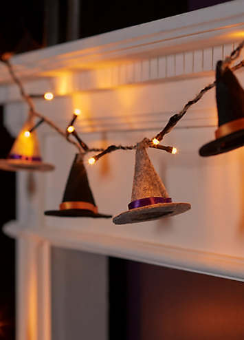 Lights4Fun Lights 4 Fun 8 Felt Witches Hat Halloween Lights | Freemans