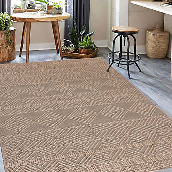 Likewise Rugs & Matting Aztec Washable Jute Rug | Freemans