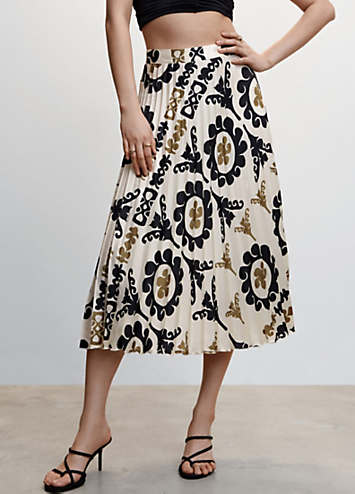 Mango floral midi top skirt