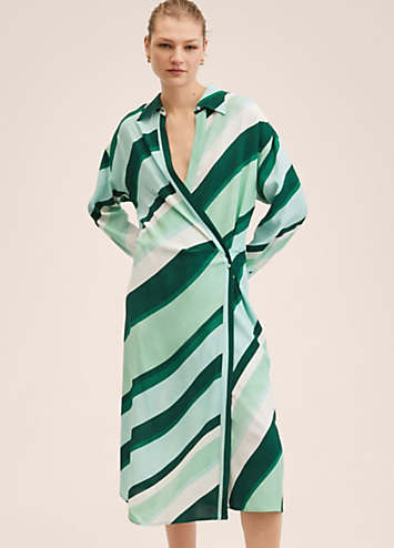 mango green striped dress Mango Striped Dresses for Women for sale