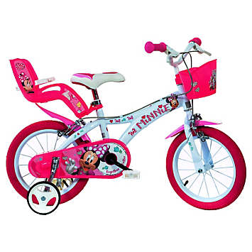 Minnie Mouse 14in Girls Bike with Doll 