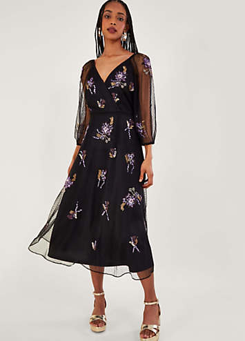 Monsoon Eloise Embellished Tea Dress | Freemans